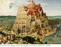 Pieter Bruegel the Elder - The Tower of Babel (Vienna) 1526-30-1569
